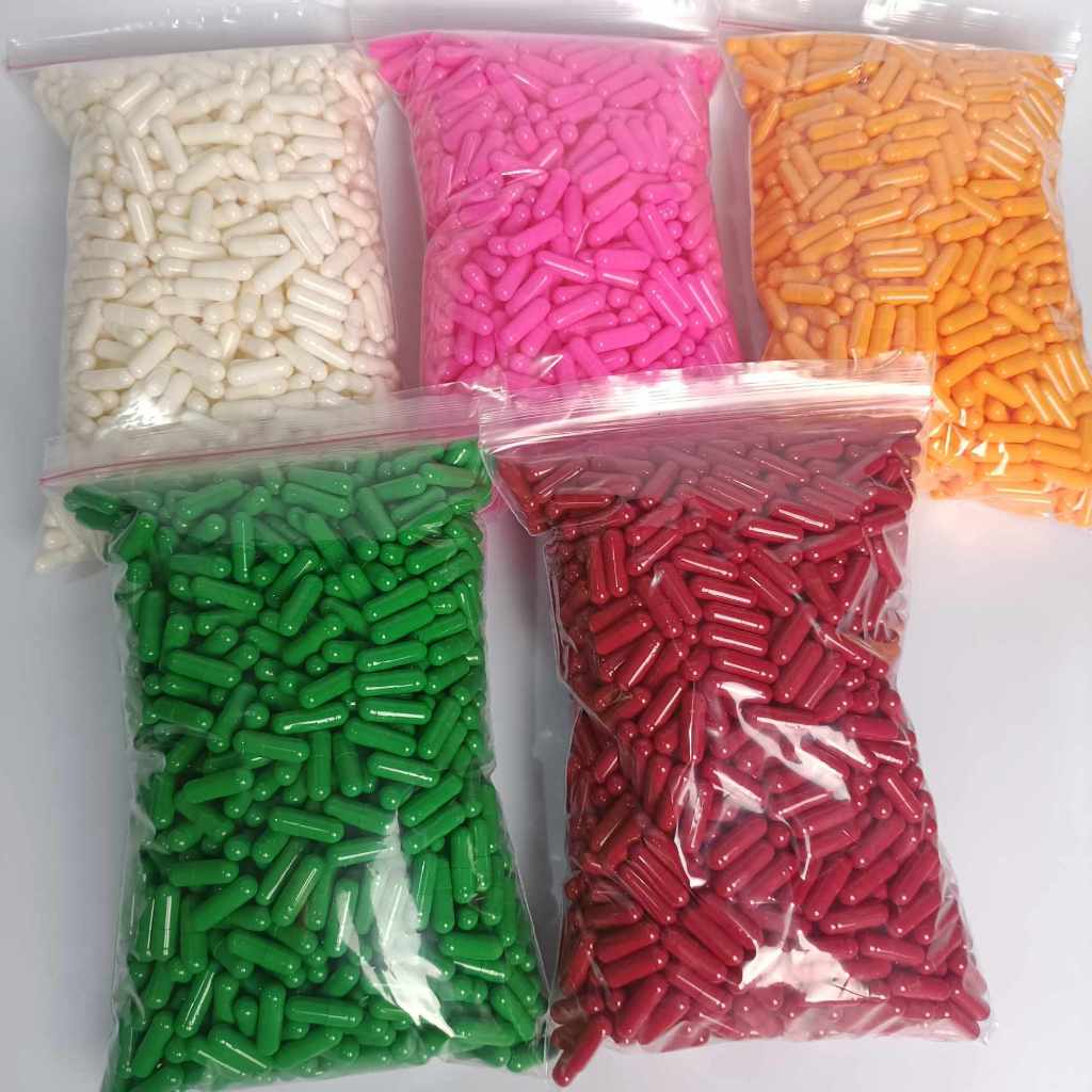 EMPTY GELATIN CAPSULE COLORED SIZE0 50100PCS Shopee Philippines