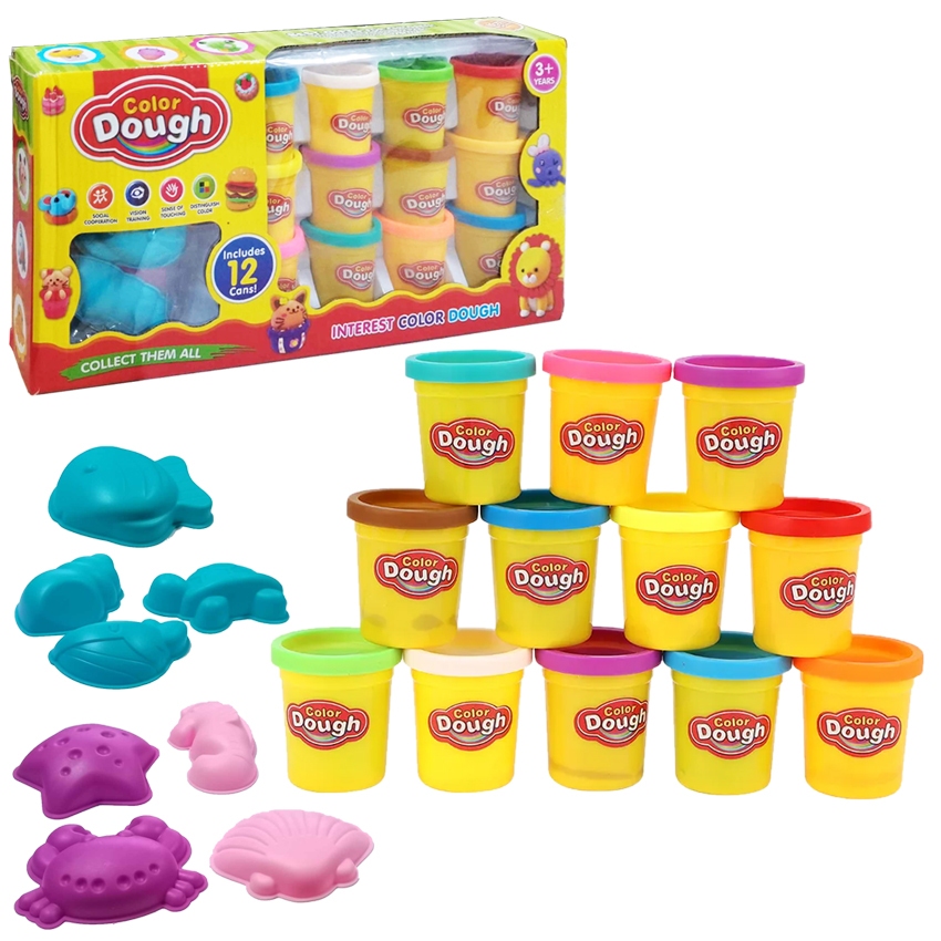 PlayDoh Clay Dough 12pcs Amazing Starter Pack Underwater Assorted
