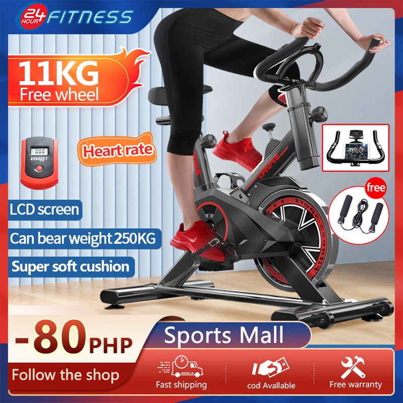 11KG flywheel Exercise bike, home spinning bike, indoor fitness equipment,  LED exercise bike