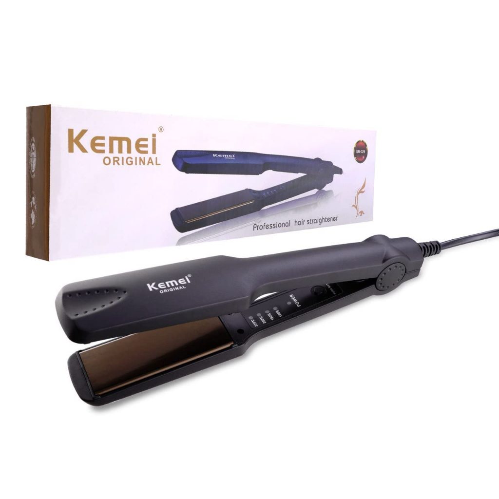 km-329-kemei-hair-straightener-black-shopee-philippines