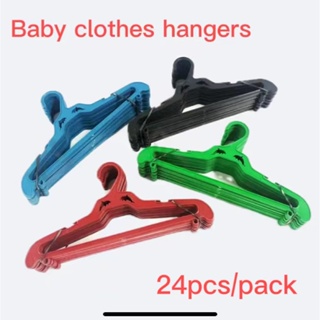 100 Pack Clothes Hangers For Children Infant Newborn Toddler Plastic Hanger  New