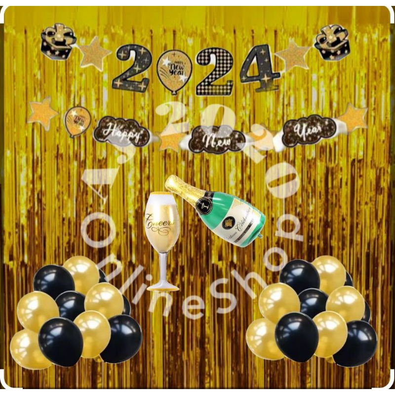 Happy New Year 2024 Party Set 1 Party Decoration Shopee Philippines