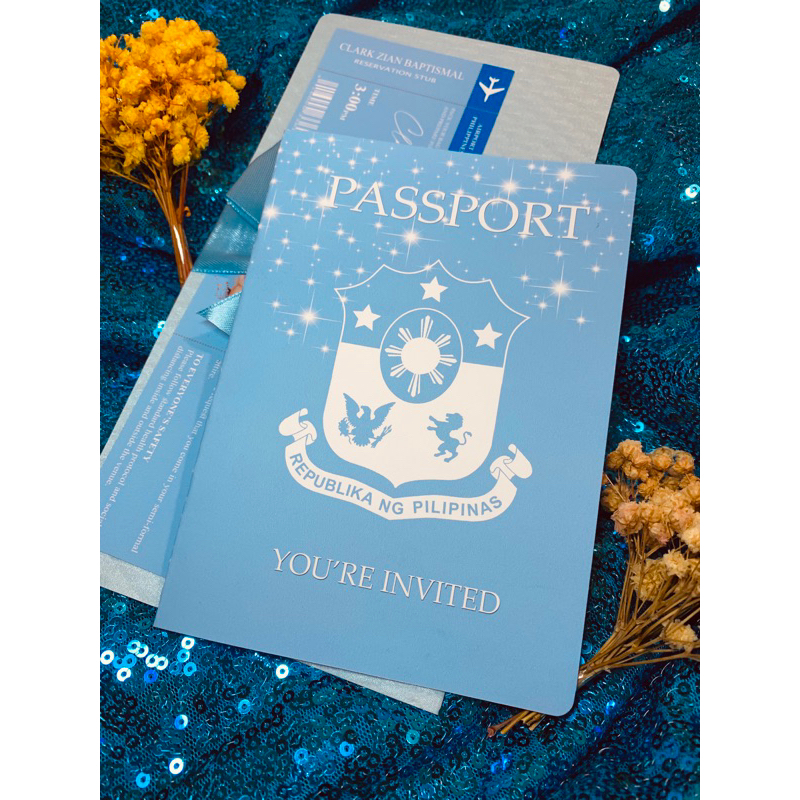 MC PREMIUM PASSPORT PASSBOOK BOOKLET AND BOARDING PASS INVITATION FREE ...