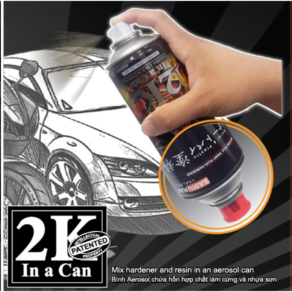 Samurai Paint 2K Series (Paint + Hardener) (Topcoat / Epoxy Primers / Truck Bed Liners