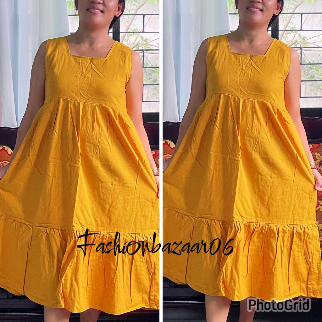Plus size cotton long dresses store