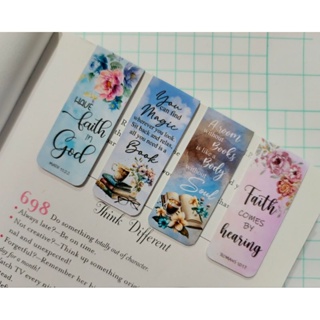 JW Custom Scripture Bookmark Gift, Laser Engraved Acrylic Bookmark w/  Ribbon