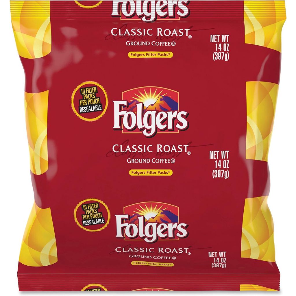 Folgers Coffee Filter Packs, Classic Roast (397g) Shopee Philippines
