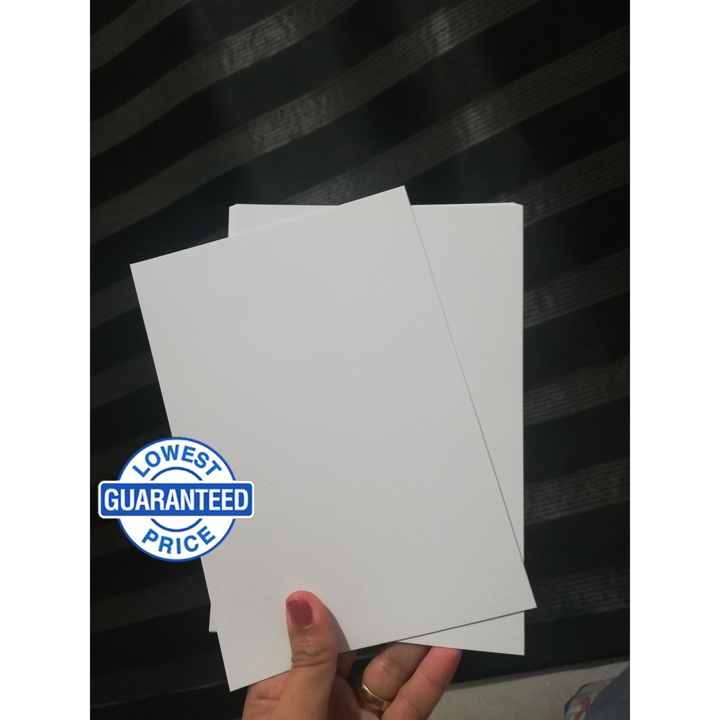 white Paper insert 240 gsm with texture 5x7 | Shopee Philippines