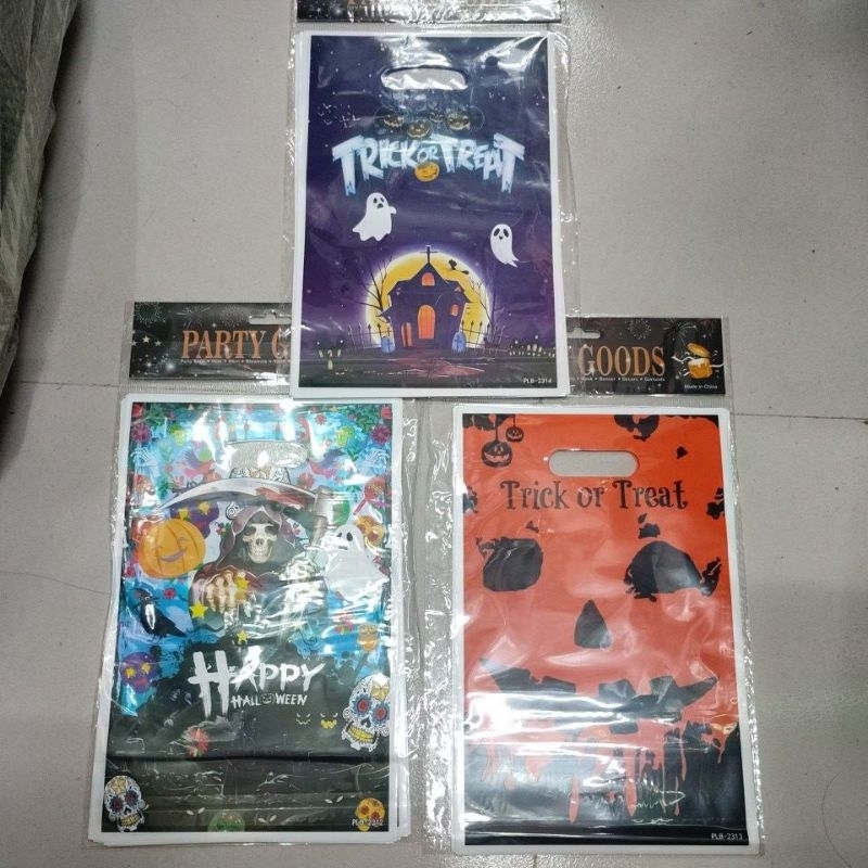 Halloween loot bag TRICK or TREAT 10pcs pack Shopee Philippines