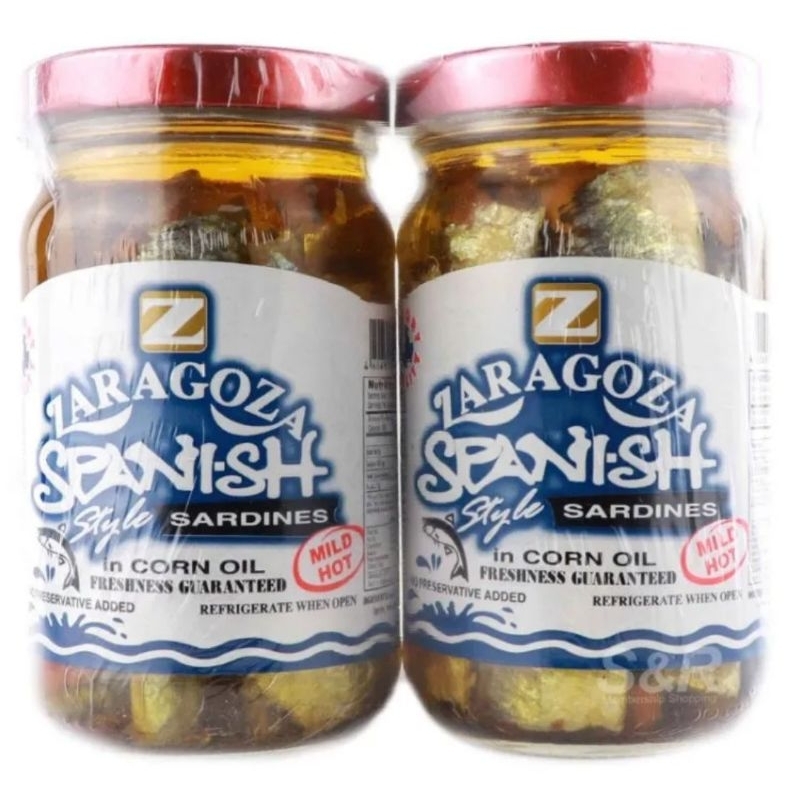 Zaragoza Spanish Style Sardines in Corn Oil 220g 2 Bottles
