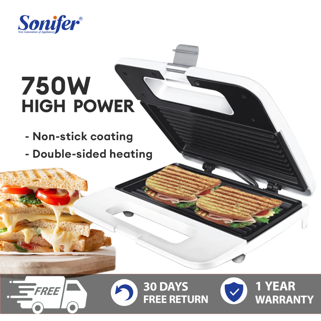 Sonifer home kitchen Bread toaster panini press and Sandwich Maker
