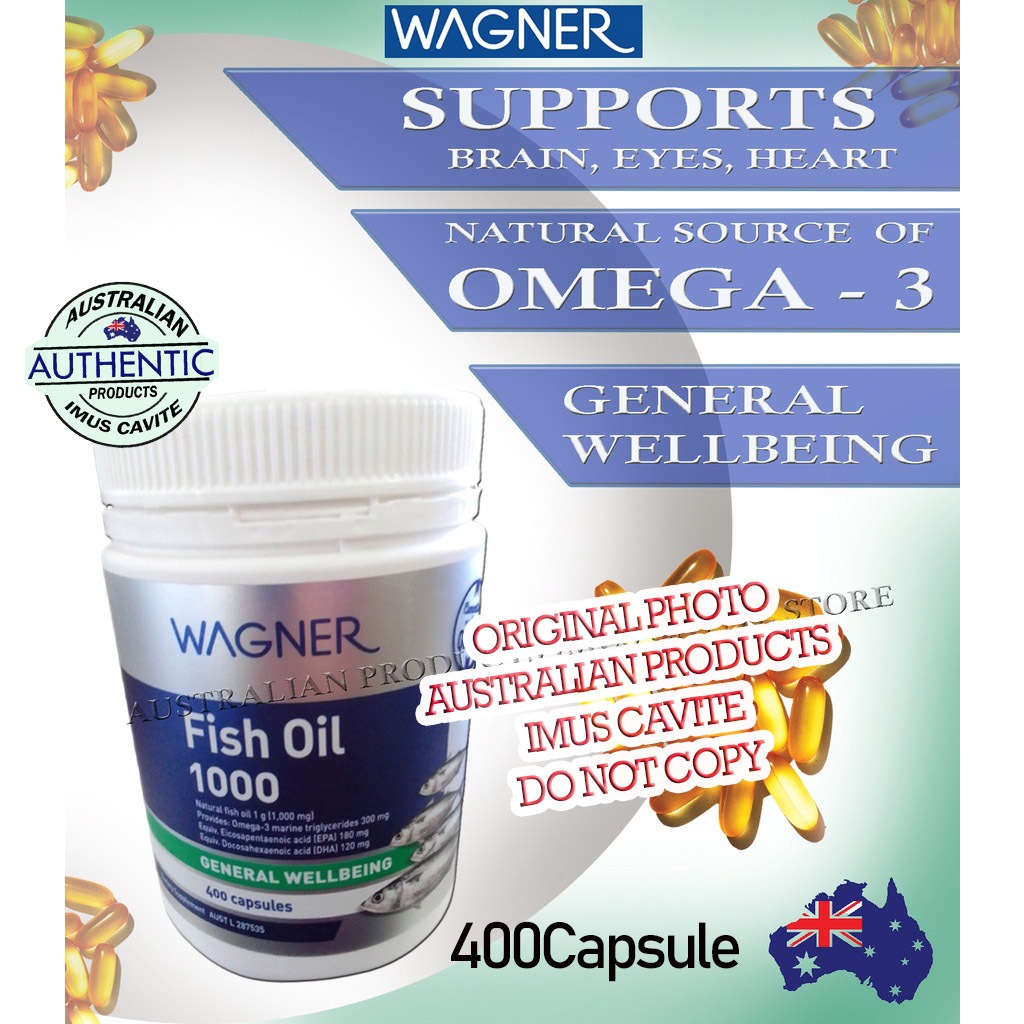 Wagner Fish Oil 1000 Australia 400 capsules Shopee Philippines