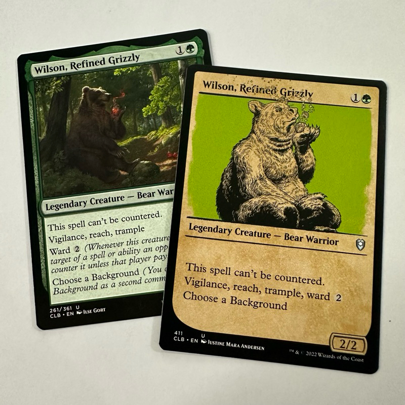 WILSON, REFINED GRIZZLY | CLB BATTLE FOR BALDUR’S GATE | GREEN | MTG ...