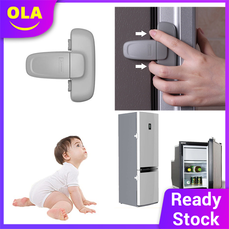 Kid Door Lock Toddler Freezer Lock Refrigerator Catch Child Lock ...