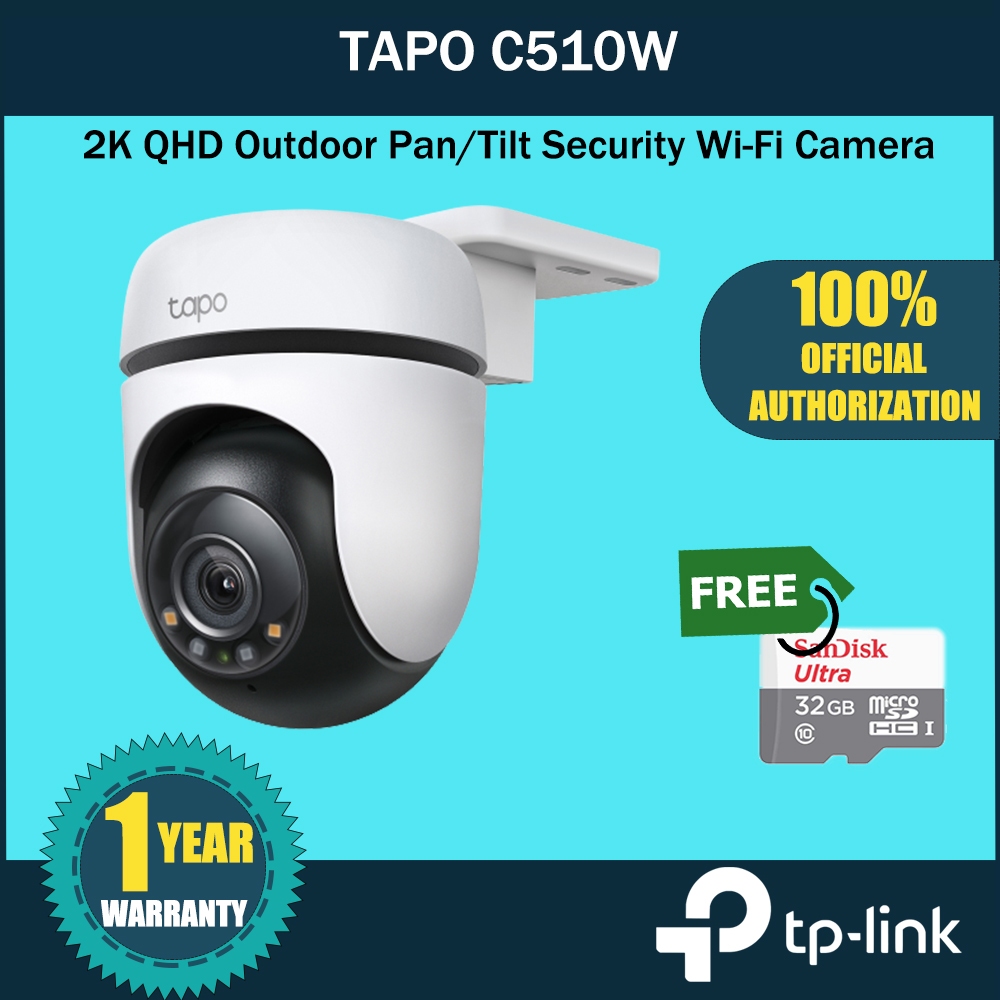 TP-Link Tapo Outdoor Pan/Tilt Security Tapo C510W