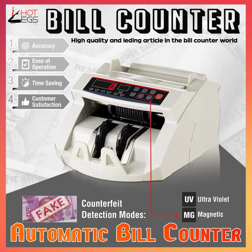 Currency Money Bill Counter with Counterfeit Detection Features BL2108