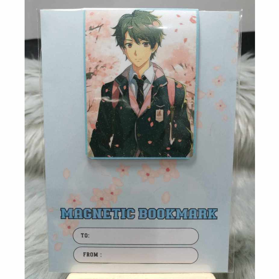 Magnetic Bookmark, Sakura Boys Collection, Cherry Blossoms, Anime ...