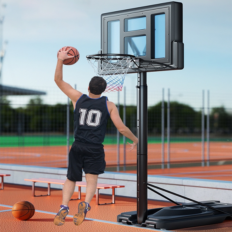 Adjustable Basketball Hoop Basketball Ring Backboard with Stand