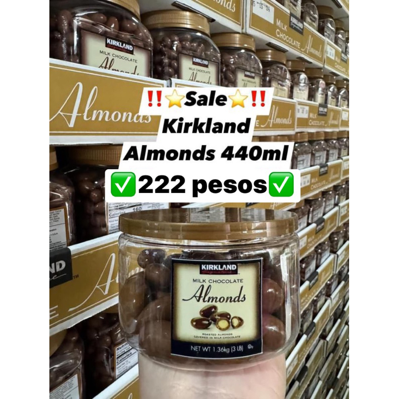 Kirkland Signature Milk Chocolate Roasted Almonds Shopee Philippines
