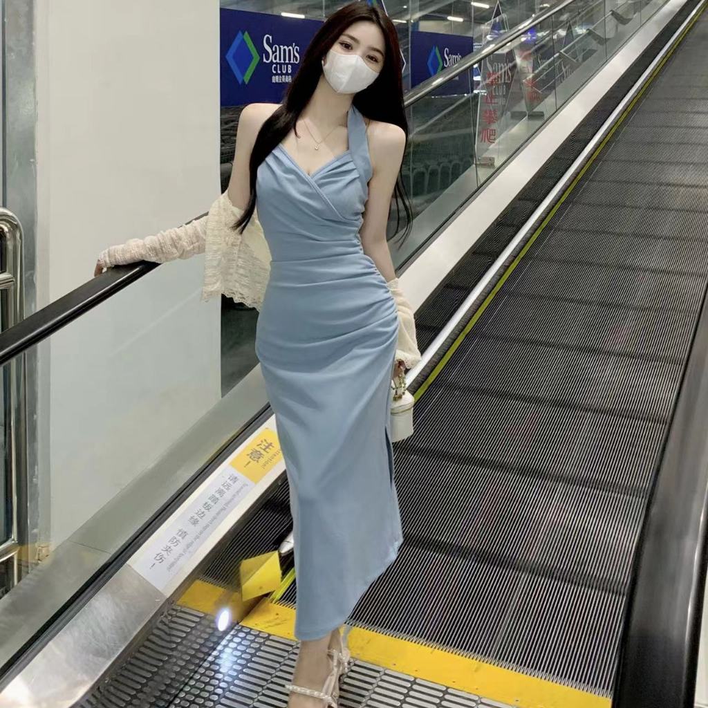 Korean Black Dress-Bust 40