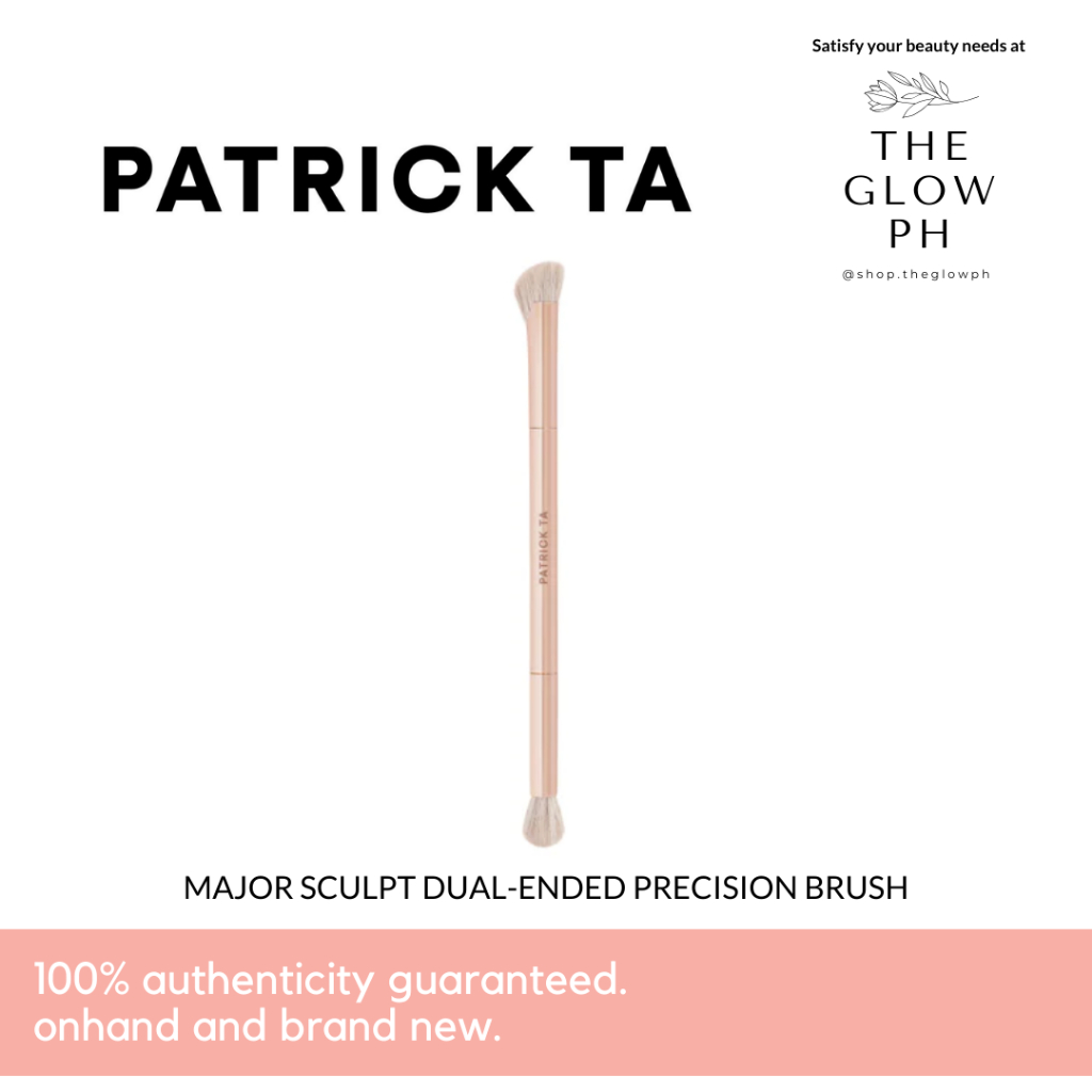 PATRICK TA Major Sculpt Dual Ended Precision Contour Brush The Glow