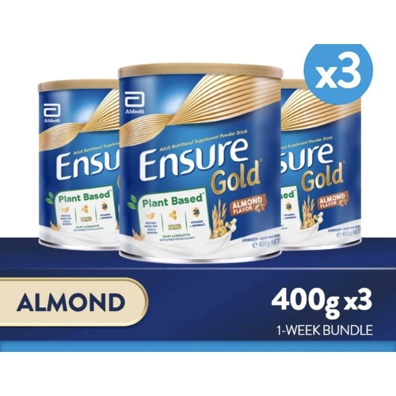 Ensure Almond 400g Bundle of 3 (Nov 3 2023) Shopee Philippines