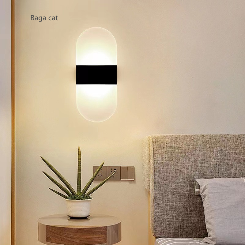 LED induction lamp Bedroom Wall Ligh Night Light Smart Touch