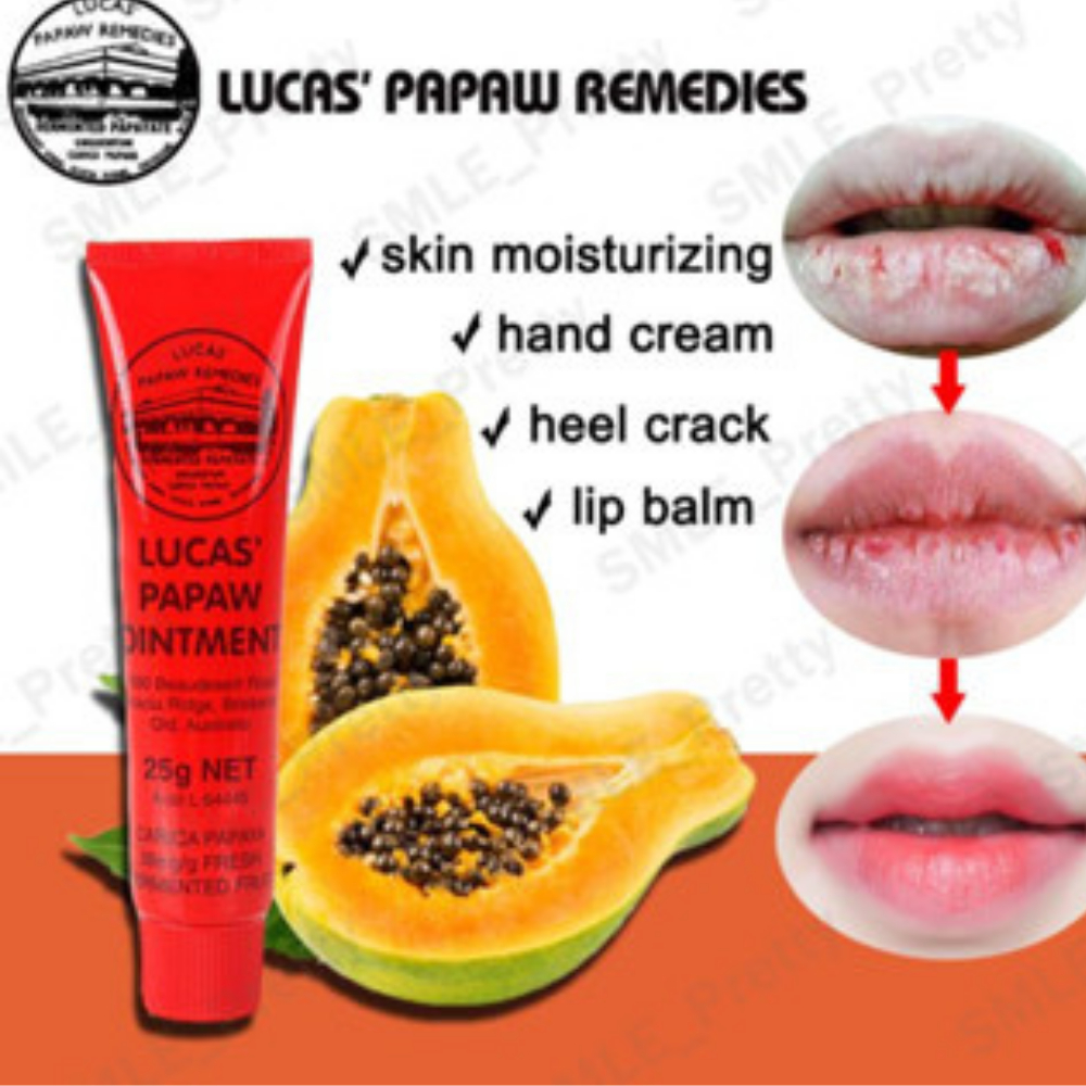 Lucas Papaw Ointment 25g Lip Balm Burn Ointment Mosquito Bites