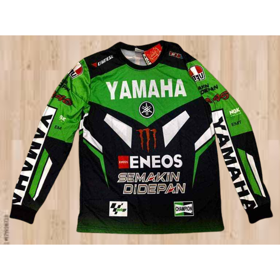 YAMAHA ENEOS RIDING GEAR LONG SLEEVES FOR MEN FULL SUBLIMATION HIGH ...