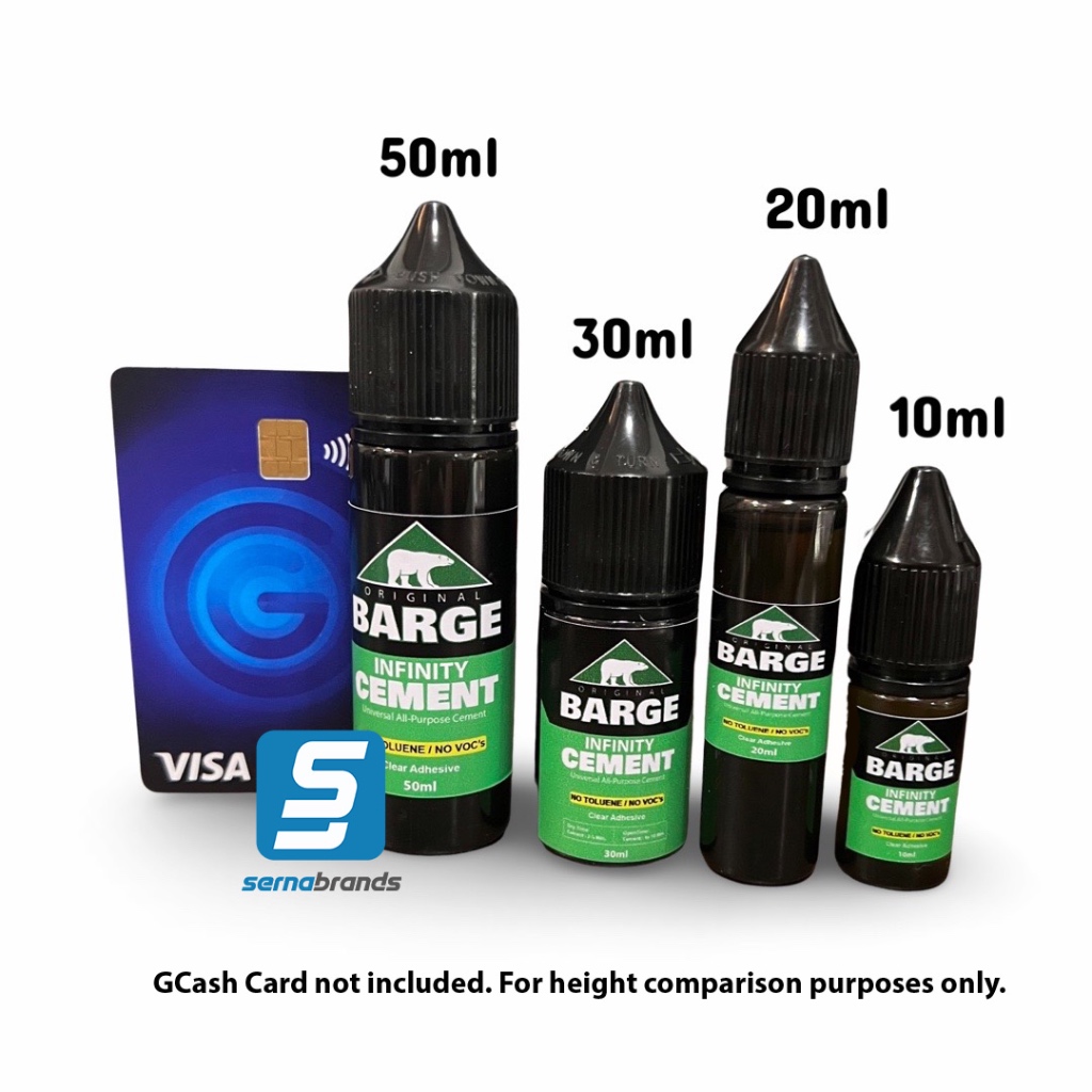 Barge Cement Infinity Contact Cement Strong Adhesive 10ml/20ml/30ml