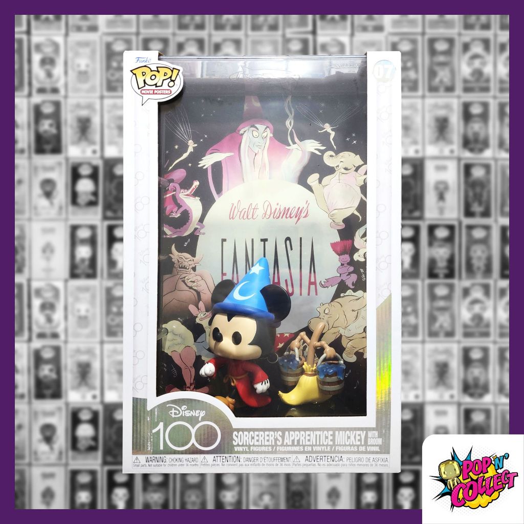 Funko Pop Movie Poster Disney 100 Fantasia Sorcerer's Apprentice Mickey
