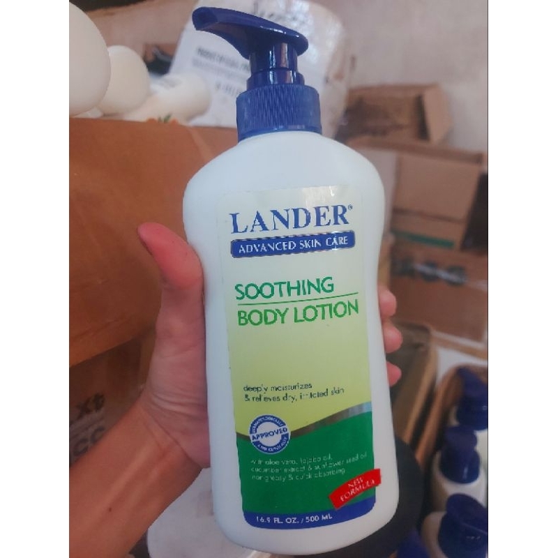 Lander Soothing Body Lotion 500mL Shopee Philippines