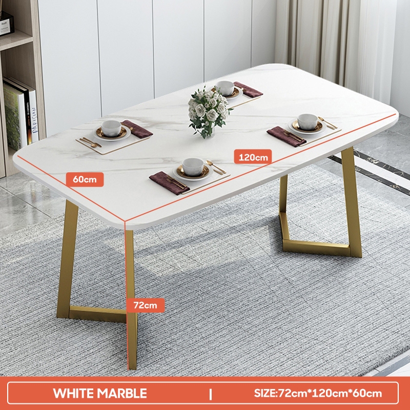 COD 140*70*72CM Dining table Imitation marble Multifunctional long ...