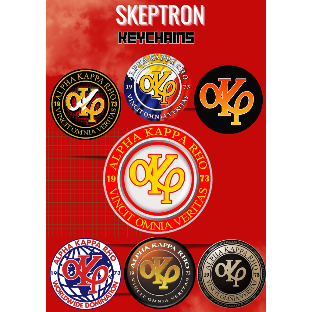 Skeptron /Alpha Kappa Rho/KEYCHAIN | Shopee Philippines
