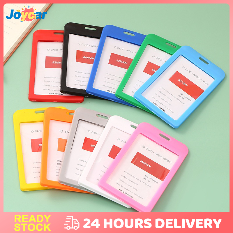 Student ID Card Holder With Lanyard DoubleSided Transparent Card Holder Company ID Card Badge