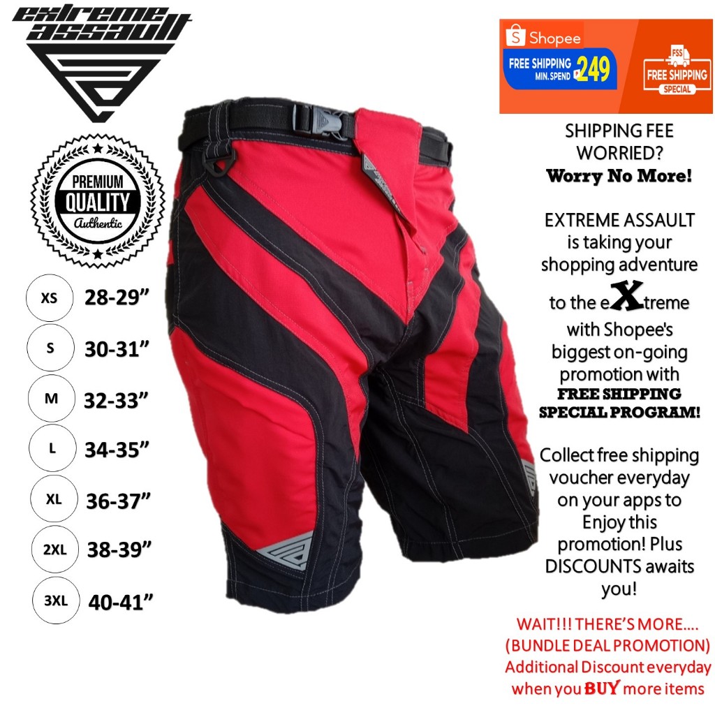 extreme assault mtb shorts