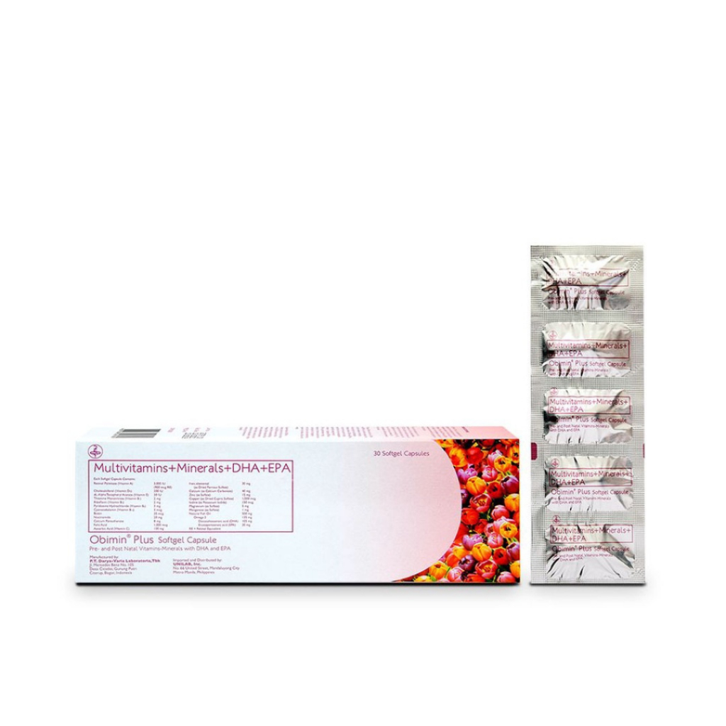Obimin Plus 100's and 30's Prenatal Supplement Multivitamins Minerals ...