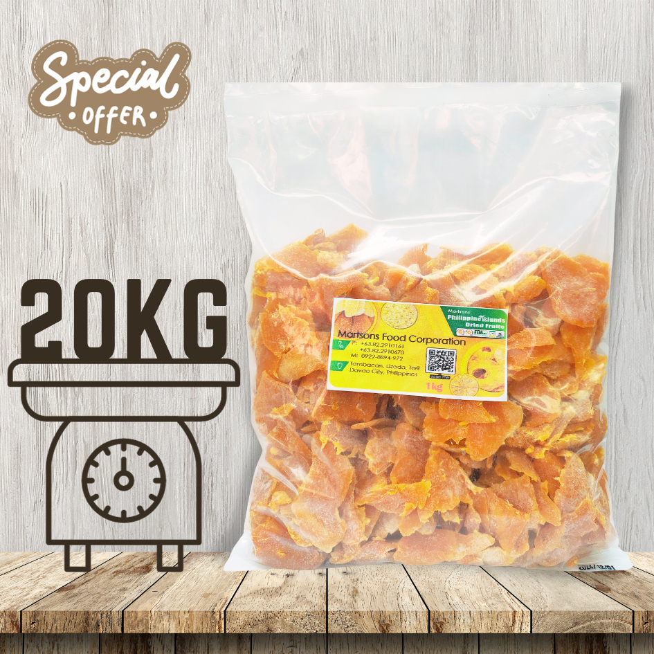 20kg Dried Mango Chips (Wholesale) Shopee Philippines