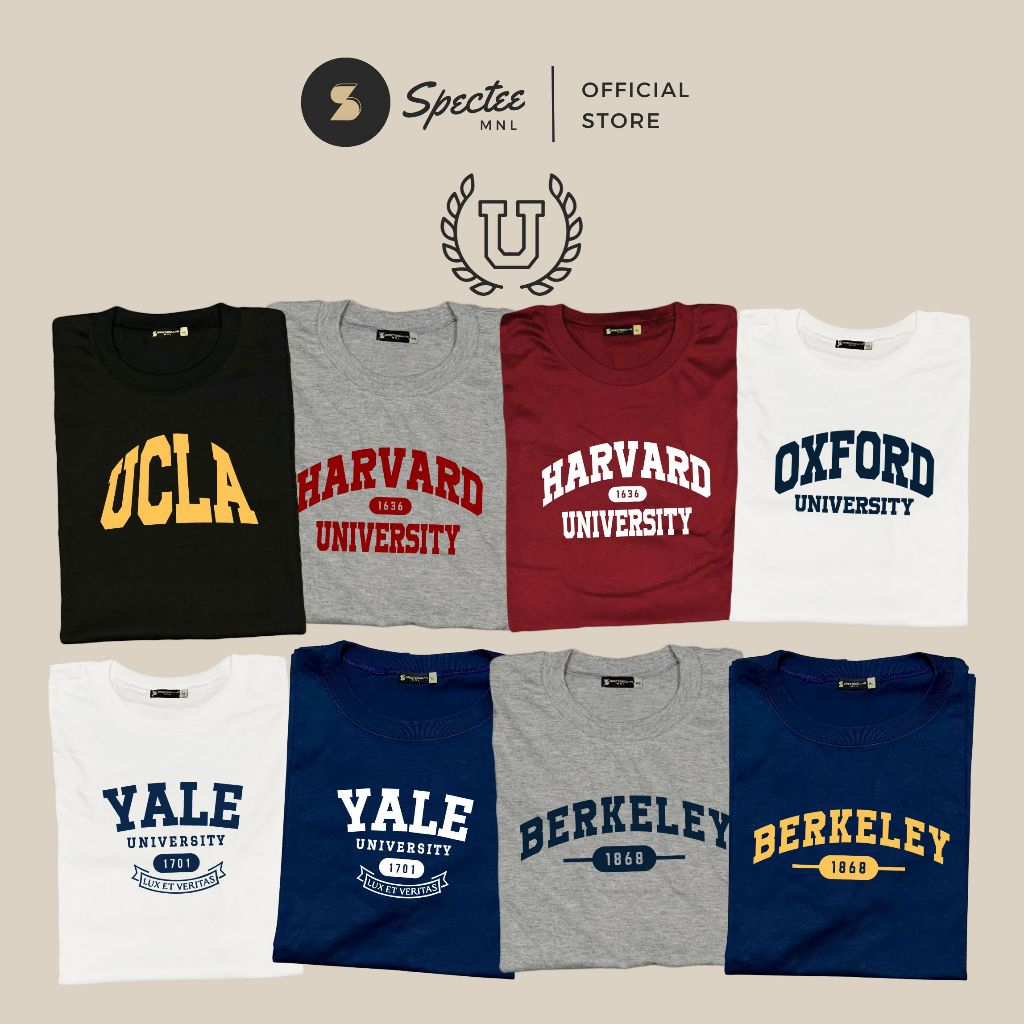 University Inspired Shirts | Harvard | UCLA | Oxford | Yale | Berkeley ...