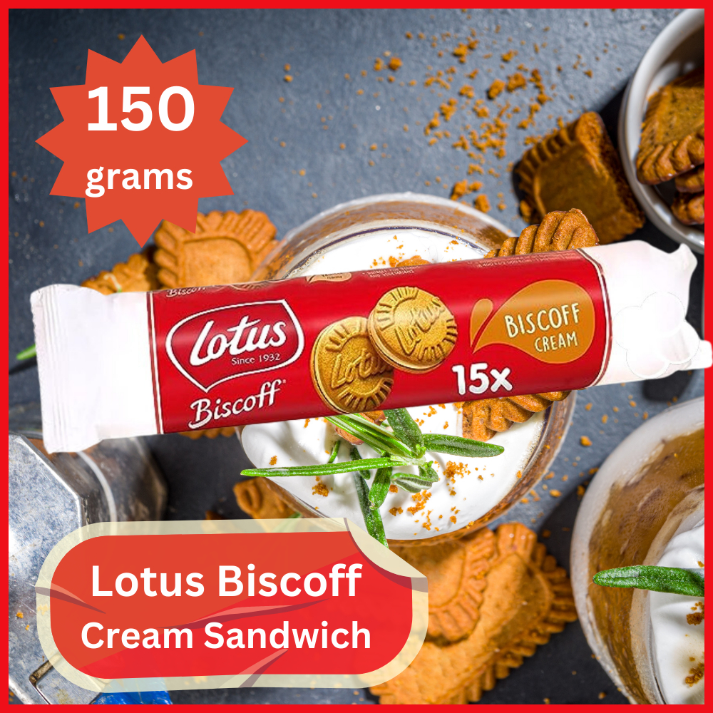 Lotus Biscoff Cream Sandwich 150g Shopee Philippines