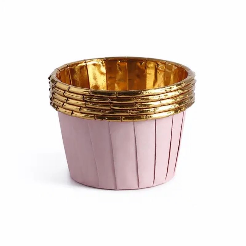 50PCS 3oz Cupcake Liner Dome Lid Solo Cup Cake Mold Muffin Paper Baking ...