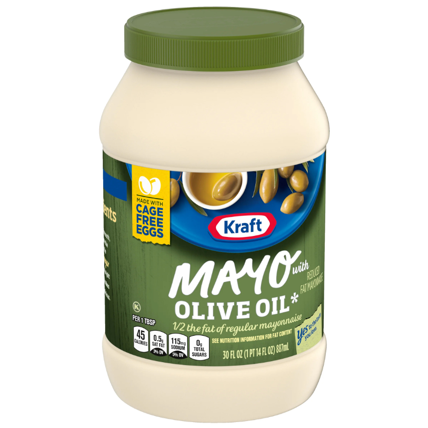Kraft Mayo with Olive Oil Reduced Fat Mayonnaise 887ml Shopee Philippines