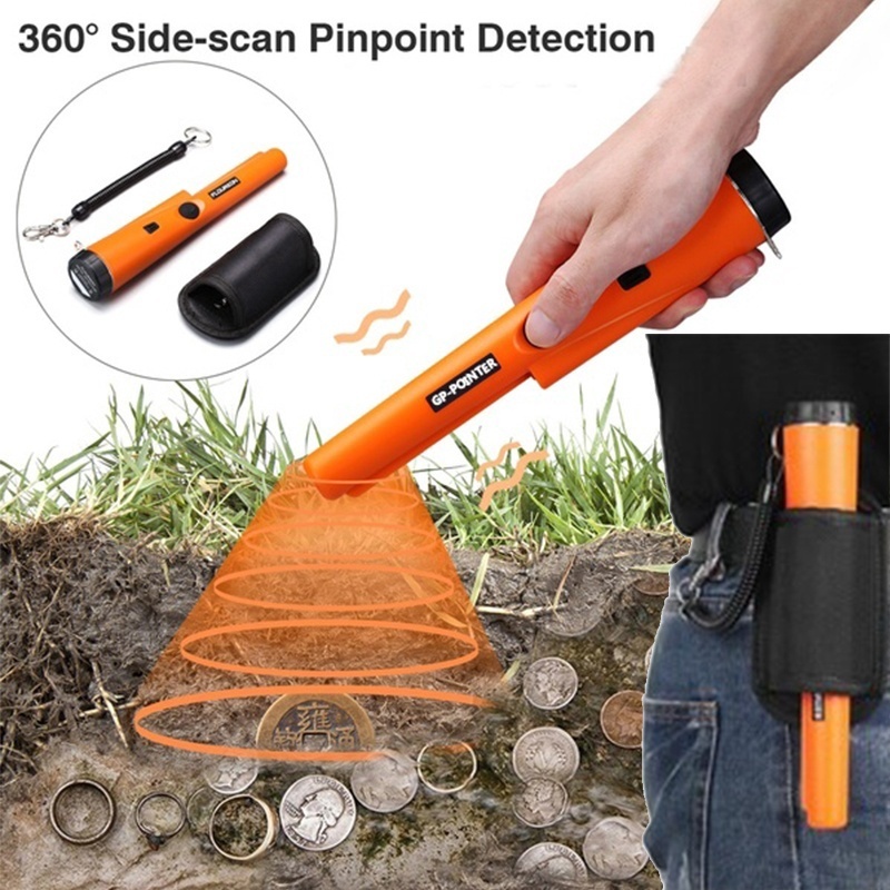【In Stock】Pinpointing metal detector Waterproof Handheld Automatic GP ...