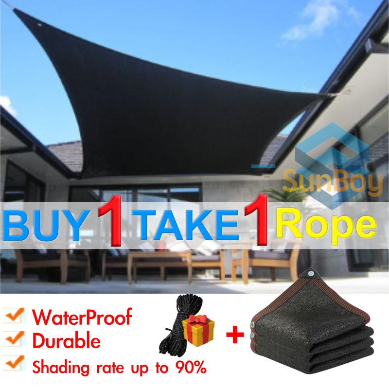 Anti-UV Sun Net Sunshade Nets Shade Rate 90% Waterproof Awning Canopy ...
