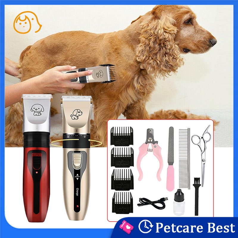 Dog Razor Rechargeable Cat Dog Hair Trimmer Grooming Kit Pet Clipper