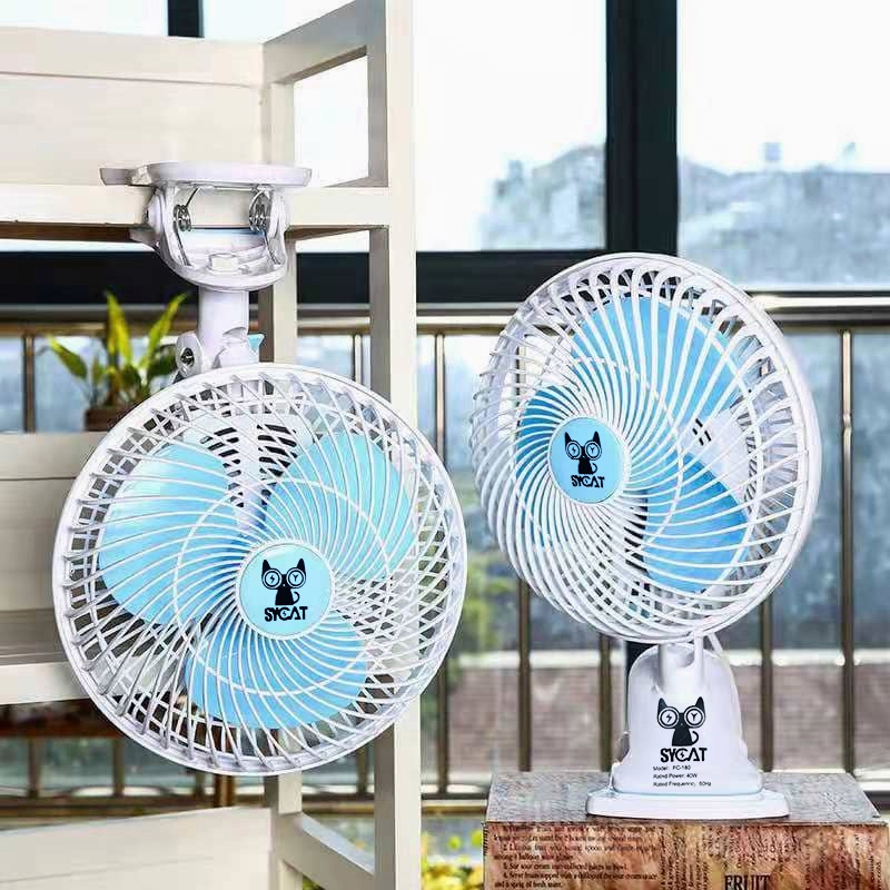 Clip on desk clearance fan