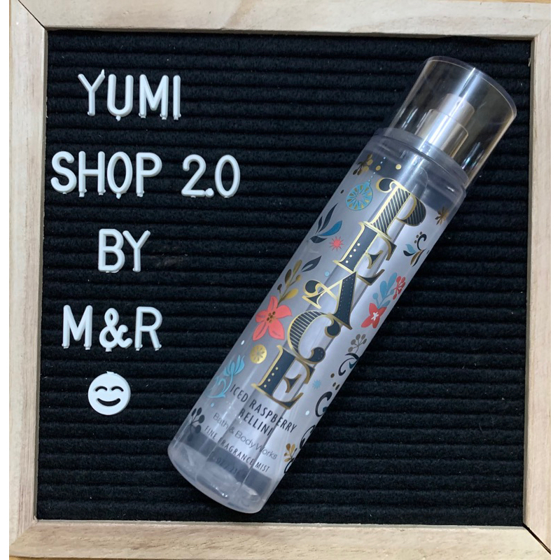 Bath & Body Works Peace Iced Raspberry Bellini Fragrance Mist 236ml ...