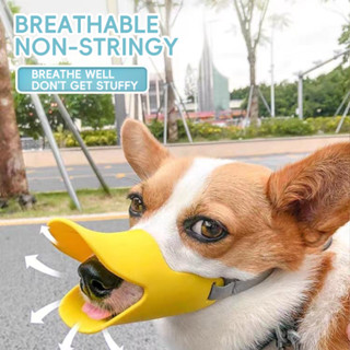 DOG Adjustable Muzzle Mouth Guard with Breathable Strap Muzzle