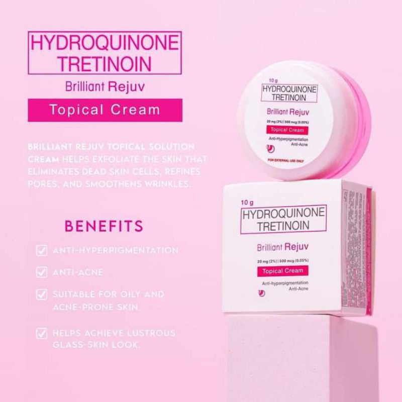 BRILLIANT SKIN HYDROQUINONE TRETINOIN TOPICAL CREAM 20G Shopee
