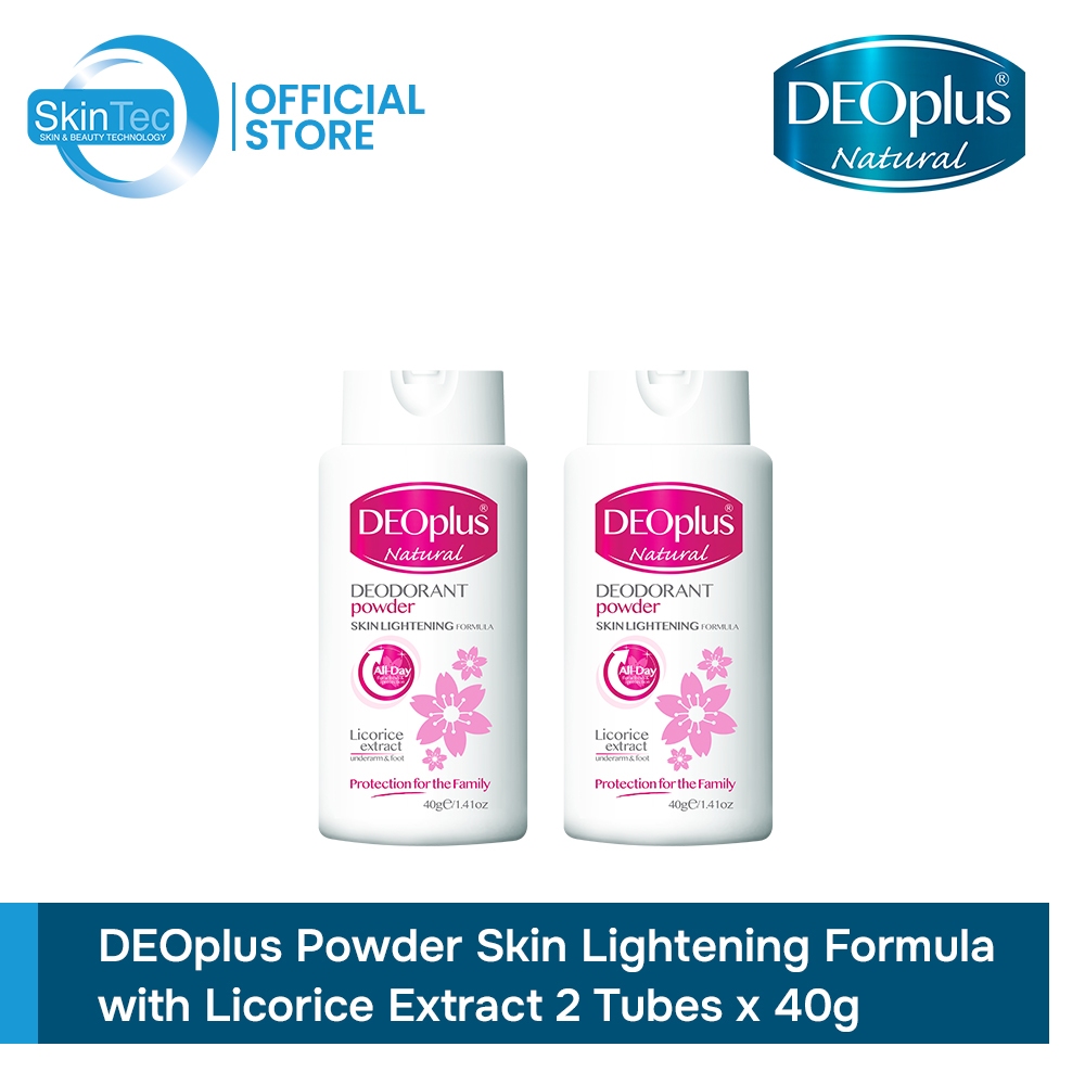 Deoplus Pink Deodorant Powder with Licorice Extract 40g 2 pcs Shopee